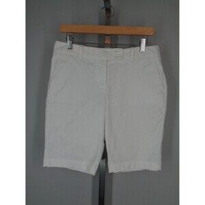 Vineyard Vines White Dayboat Bermuda Shorts Size 6 New